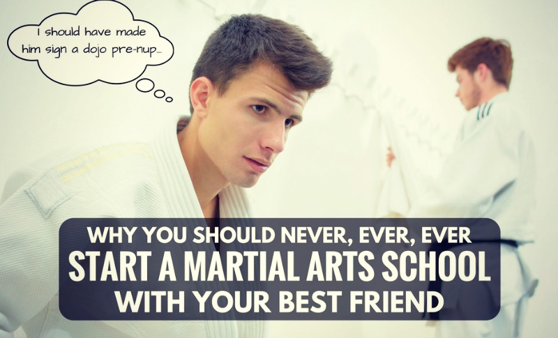 business partnership starting a martial art school