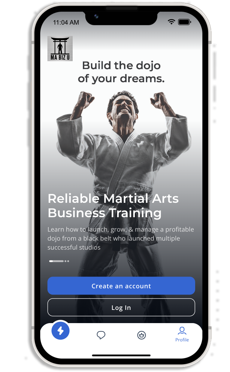 Martial Arts Business U mobile app